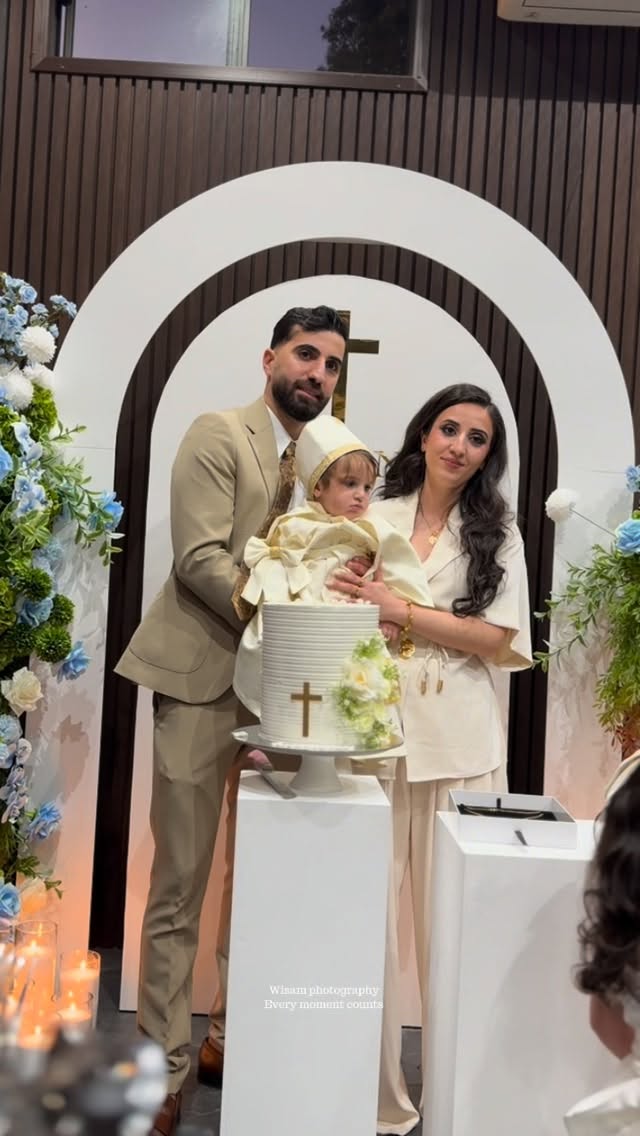 Family at an elegant celebration